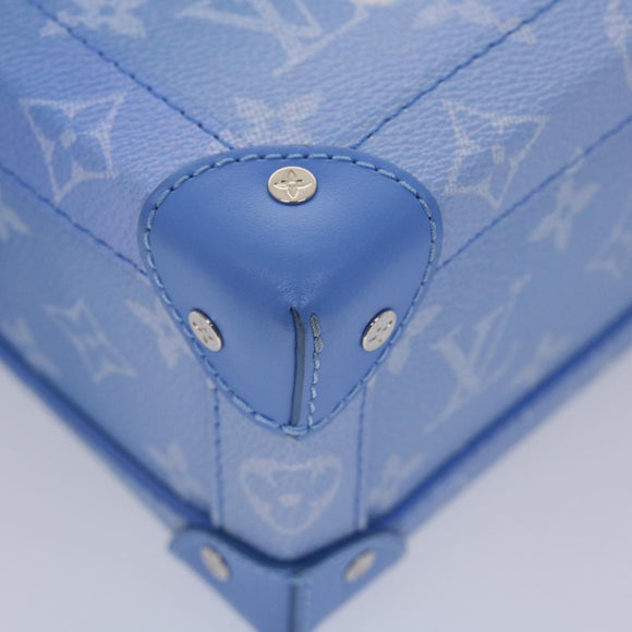 LOUIS VUITTON Monogram Clouds Soft Trunk Shoulder Bag Blue M45430 LV Auth 46350S