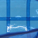 LOUIS VUITTON Monogram Vinyl Keepall Bandouliere 50 Bag Blue M53272 Auth 46351S-10