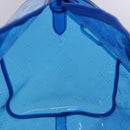 LOUIS VUITTON Monogram Vinyl Keepall Bandouliere 50 Bag Blue M53272 Auth 46351SM-23