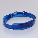 LOUIS VUITTON Monogram Vinyl Keepall Bandouliere 50 Bag Blue M53272 Auth 46351S-25