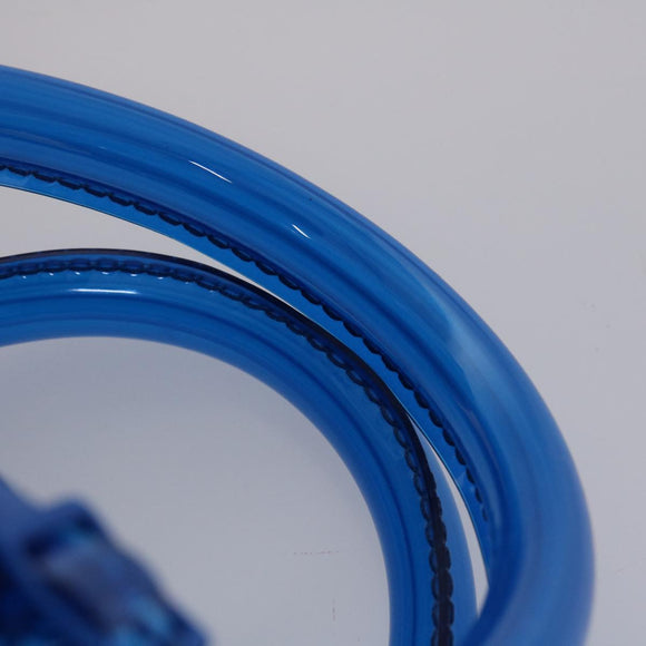 LOUIS VUITTON Monogram Vinyl Keepall Bandouliere 50 Bag Blue M53272 Auth 46351S