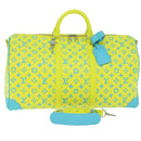 LOUIS VUITTON Monogram Neon Color Keepall Bandouliere 50 Bag M21869 Auth 46404S-1