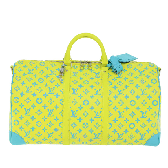 LOUIS VUITTON Monogram Neon Color Keepall Bandouliere 50 Bag M21869 Auth 46404S