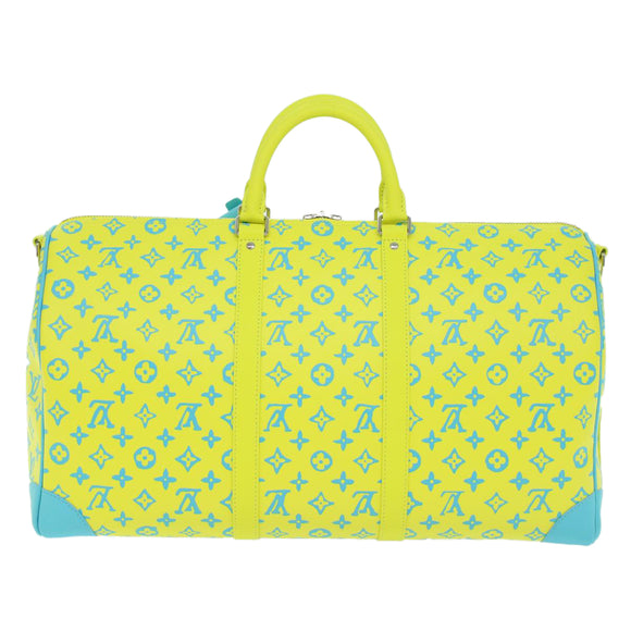 LOUIS VUITTON Monogram Neon Color Keepall Bandouliere 50 Bag M21869 Auth 46404S