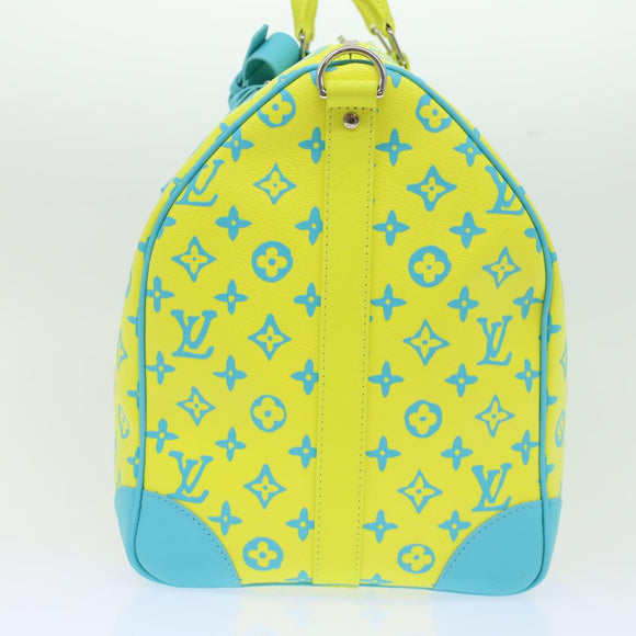 LOUIS VUITTON Monogram Neon Color Keepall Bandouliere 50 Bag M21869 Auth 46404S