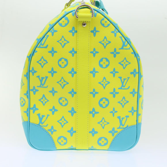 LOUIS VUITTON Monogram Neon Color Keepall Bandouliere 50 Bag M21869 Auth 46404S