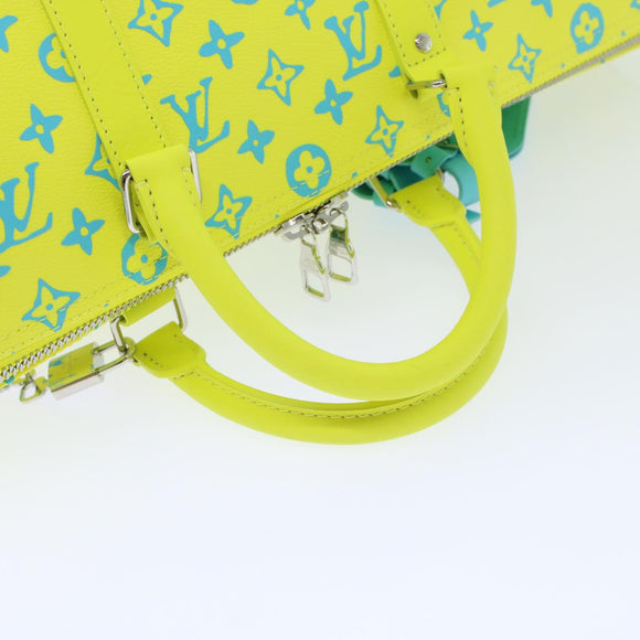 LOUIS VUITTON Monogram Neon Color Keepall Bandouliere 50 Bag M21869 Auth 46404S
