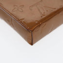 LOUIS VUITTON Monogram Vernis Cigarette Case Bronze M91156 LV Auth 46537-17