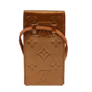 LOUIS VUITTON Monogram Vernis Cigarette Case Bronze M91156 LV Auth 46537-2