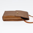 LOUIS VUITTON Monogram Vernis Cigarette Case Bronze M91156 LV Auth 46537-4