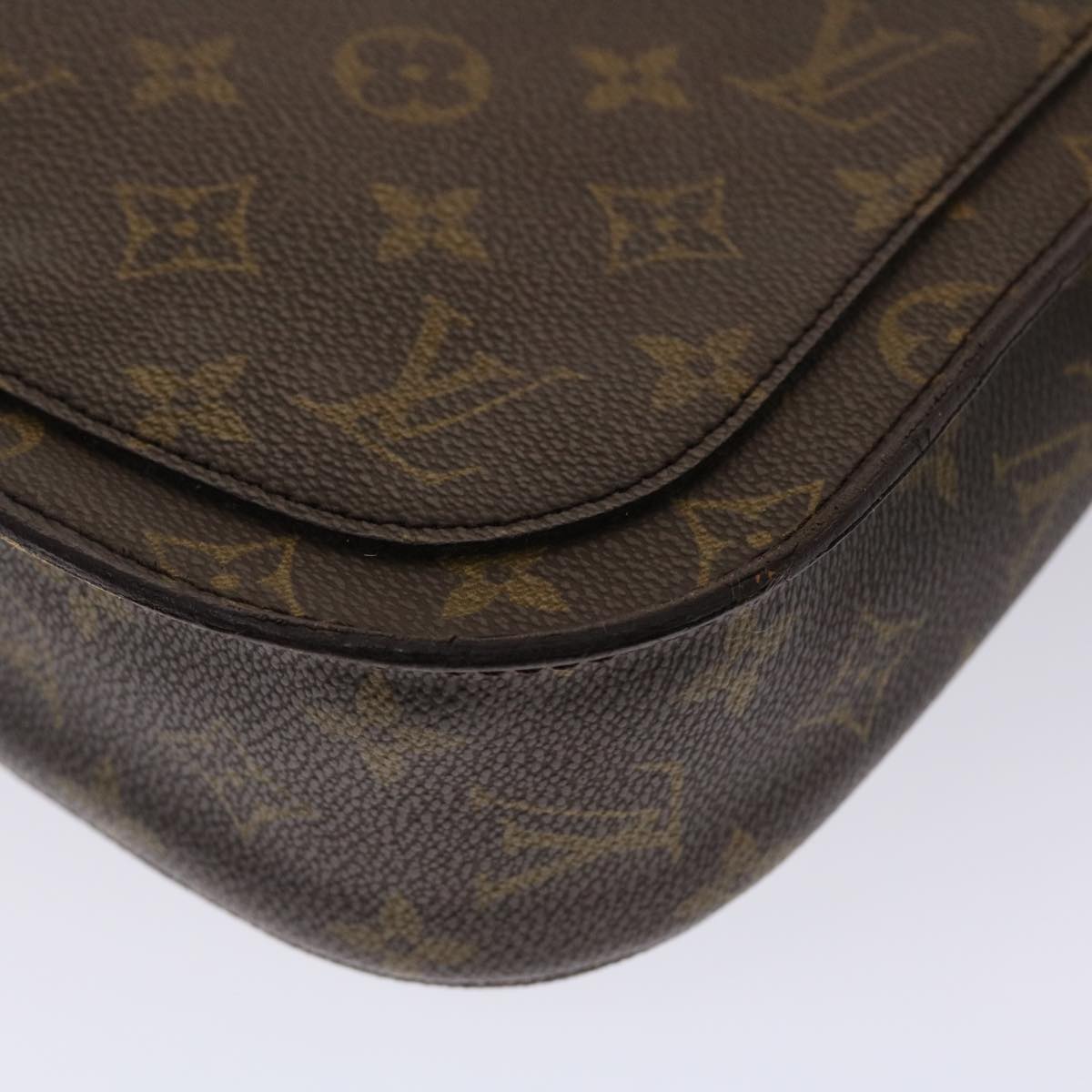 LOUIS VUITTON Monogram Saint Cloud GM Shoulder Bag M51242 LV Auth 46573