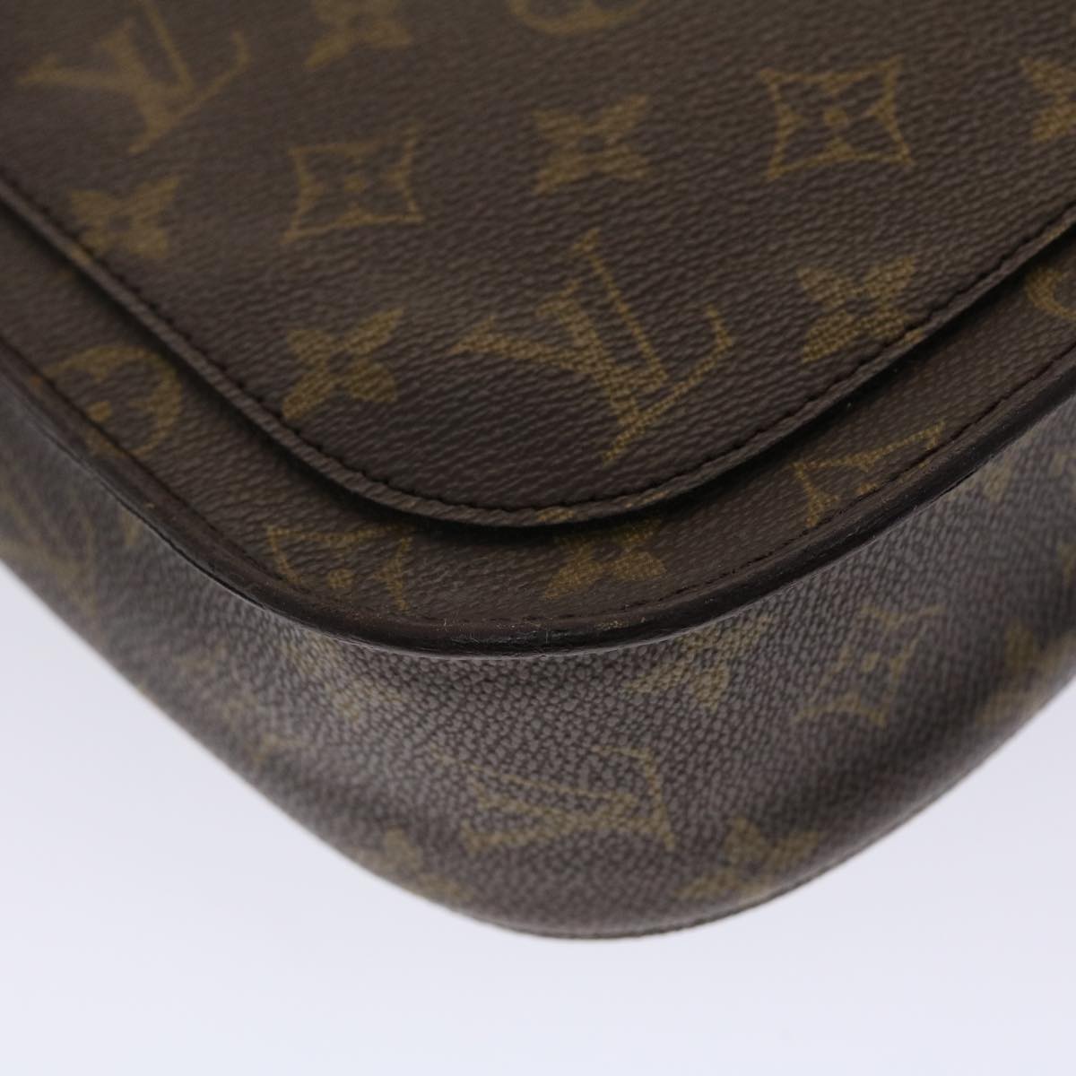 LOUIS VUITTON Monogram Saint Cloud GM Shoulder Bag M51242 LV Auth 46573