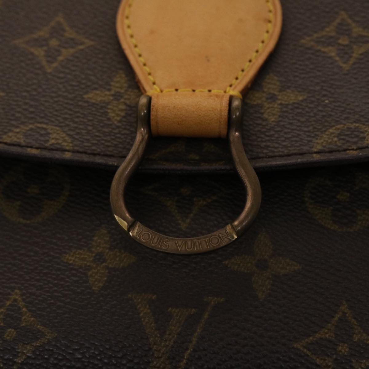 LOUIS VUITTON Monogram Saint Cloud GM Shoulder Bag M51242 LV Auth 46573