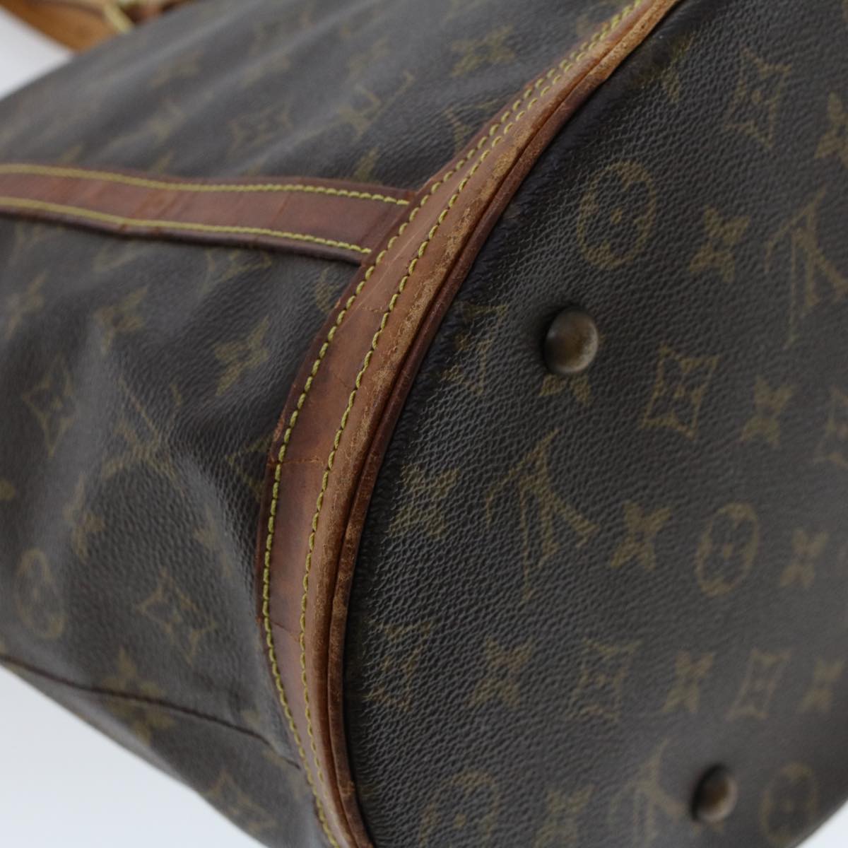 LOUIS VUITTON Monogram Bucket GM Shoulder Bag M42236 LV Auth 46606