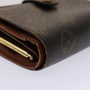LOUIS VUITTON Monogram Porte Monnaie Billets Viennois Wallet M61663 Auth 46801-16