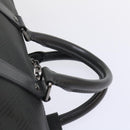 LOUIS VUITTON Damier Carbon Keepall Bandouliere 45 Bag Black N41324 Auth 46967SV-16