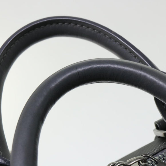 LOUIS VUITTON Damier Carbon Keepall Bandouliere 45 Bag Black N41324 Auth 46967SV