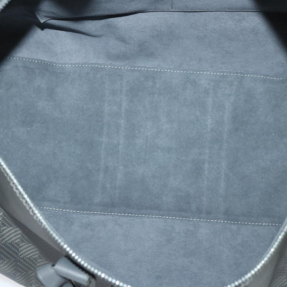 LOUIS VUITTON Damier Carbon Keepall Bandouliere 45 Bag Black N41324 Auth 46967SV