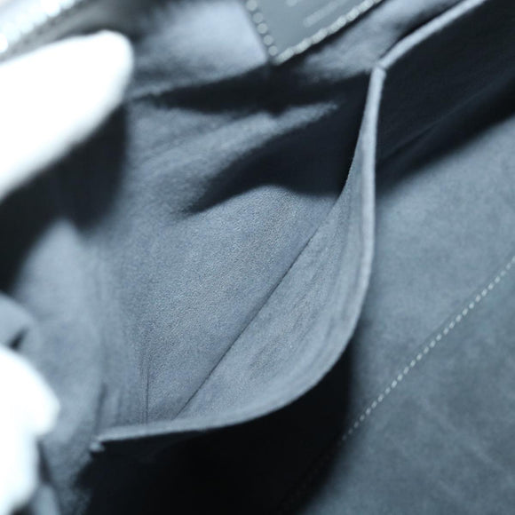 LOUIS VUITTON Damier Carbon Keepall Bandouliere 45 Bag Black N41324 Auth 46967SV