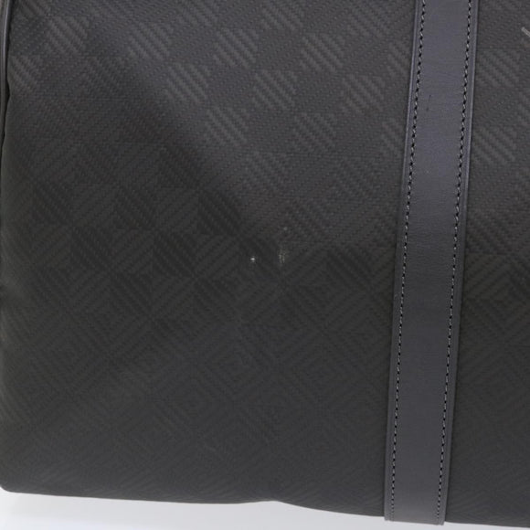 LOUIS VUITTON Damier Carbon Keepall Bandouliere 45 Bag Black N41324 Auth 46967SV