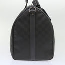 LOUIS VUITTON Damier Carbon Keepall Bandouliere 45 Bag Black N41324 Auth 46967SV-5