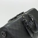 LOUIS VUITTON Damier Carbon Keepall Bandouliere 45 Bag Black N41324 Auth 46967SV-7