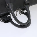 LOUIS VUITTON Damier Carbon Keepall Bandouliere 45 Bag Black N41324 Auth 46967SV-15