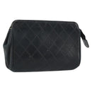 CHANEL Etui Lammleder Schwarz CC Auth 4707-1