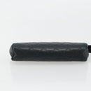 CHANEL Etui Lammleder Schwarz CC Auth 4707-6