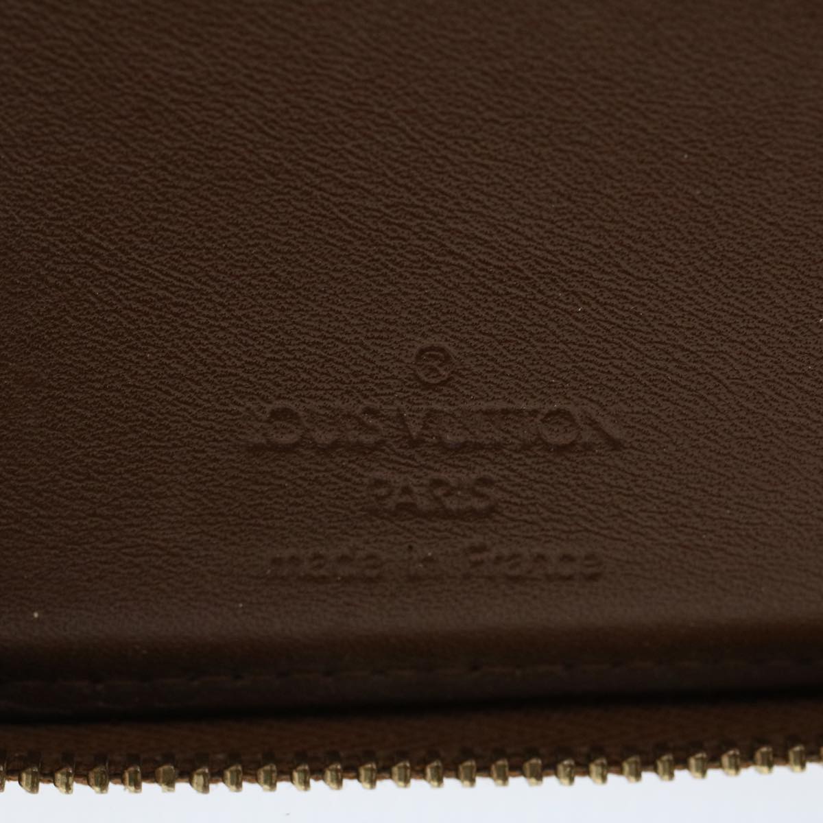 LOUIS VUITTON Monogram Vernis Eldridge Long Wallet Bronze M91127 LV Auth 47180