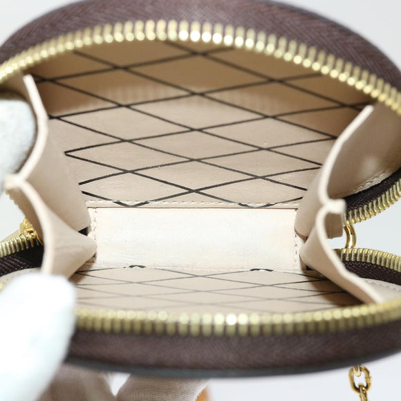 LOUIS VUITTON Catgram Chain Micro Powat Chapeau Münzbörse M63886 LV Auth 47211SM