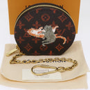LOUIS VUITTON Catgram Chain Micro Powat Chapeau Coin Purse M63886 LV Auth 47211S-12
