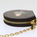 LOUIS VUITTON Catgram Chain Micro Powat Chapeau Coin Purse M63886 LV Auth 47211SM-4