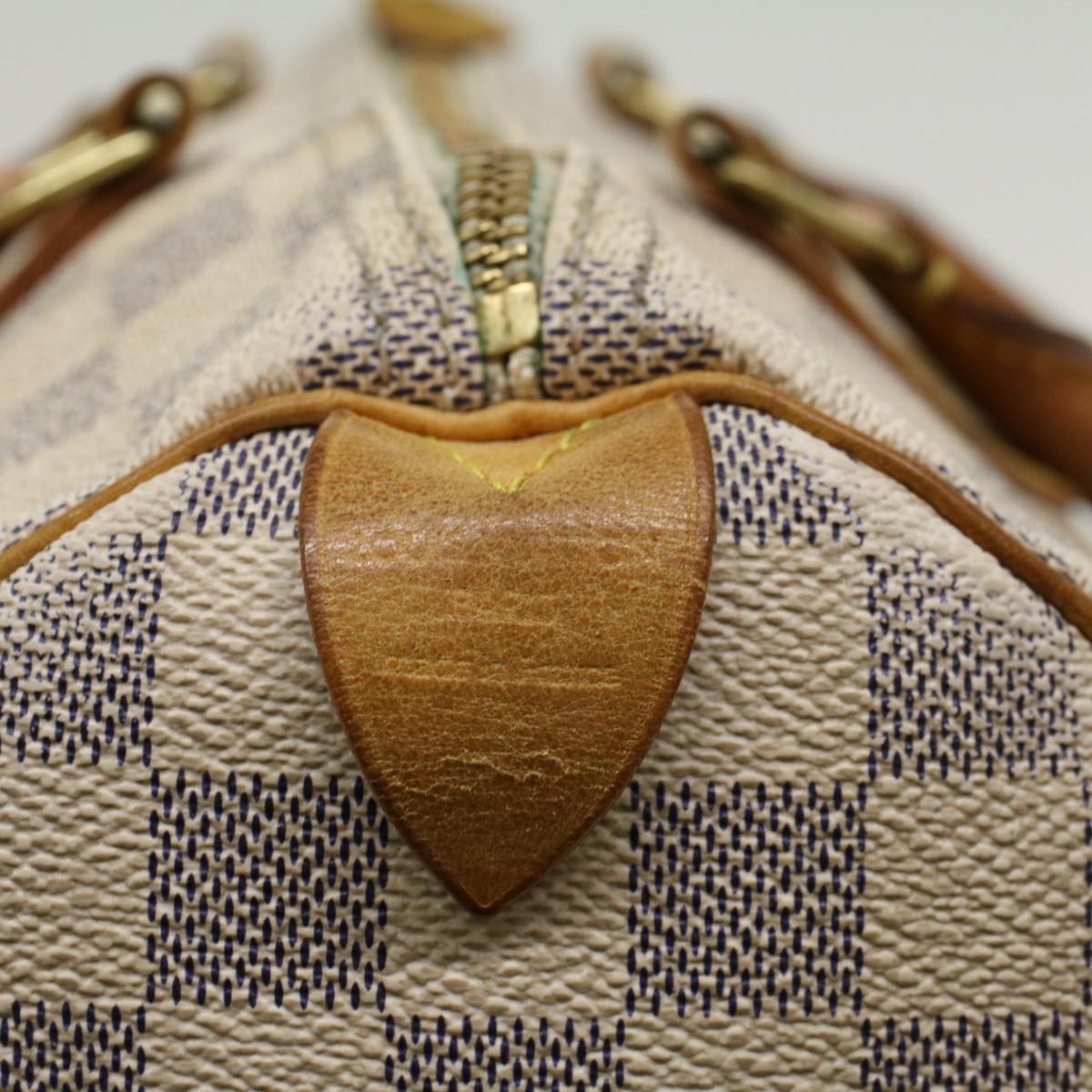 LOUIS VUITTON Damier Azur Speedy 30 Hand Bag N41533 LV Auth 47219