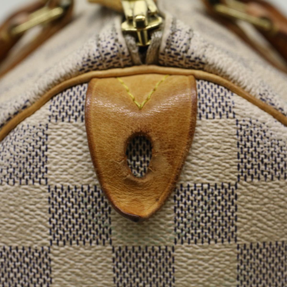 LOUIS VUITTON Damier Azur Speedy 30 Hand Bag N41533 LV Auth 47219