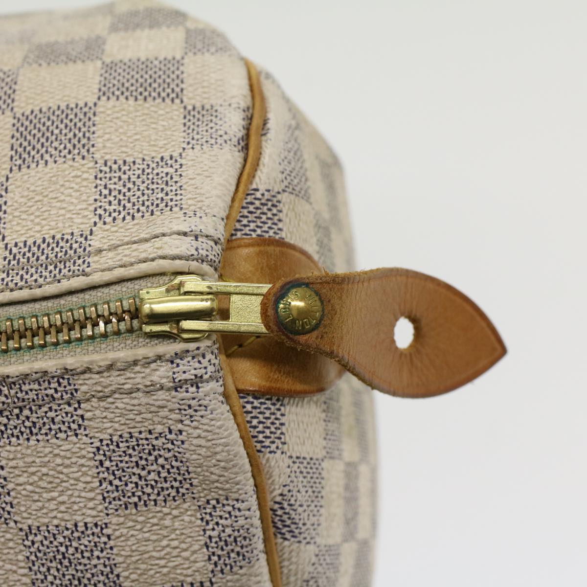 LOUIS VUITTON Damier Azur Speedy 30 Hand Bag N41533 LV Auth 47219