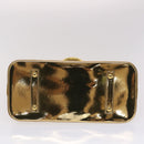 LOUIS VUITTON Monogram Miroir Alma GM Hand Bag Gold Dore M95274 LV Auth 47396S-5