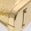 LOUIS VUITTON Monogram Miroir Alma GM Hand Bag Gold Dore M95274 LV Auth 47396S-15