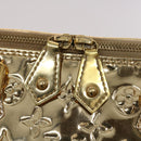 LOUIS VUITTON Monogram Miroir Alma GM Hand Bag Gold Dore M95274 LV Auth 47396S-18