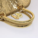 LOUIS VUITTON Monogram Miroir Alma GM Hand Bag Gold Dore M95274 LV Auth 47396S-8