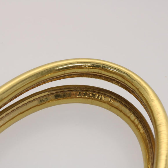 LOUIS VUITTON Monogram Miroir Alma GM Hand Bag Gold Dore M95274 LV Auth 47396S