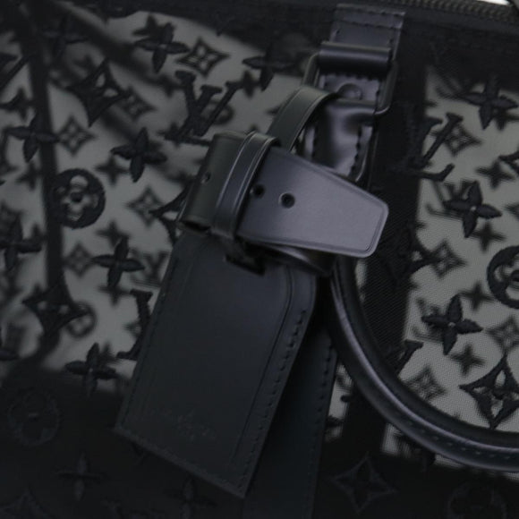 LOUIS VUITTON Monogram See Through Keepall Bandouliere 50 M53971 LV Auth 47400S