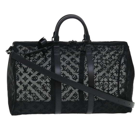 LOUIS VUITTON Monogram See Through Keepall Bandouliere 50 M53971 LV Auth 47400S