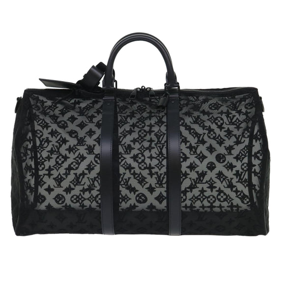 LOUIS VUITTON Monogram See Through Keepall Bandouliere 50 M53971 LV Auth 47400S
