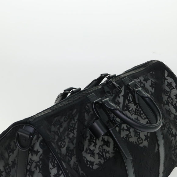 LOUIS VUITTON Monogram See Through Keepall Bandouliere 50 M53971 LV Auth 47400S