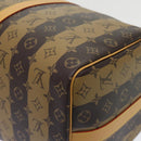 LOUIS VUITTON Monogram Stripe Keepall Bandouliere 50 Tas M45967 LV Auth 47401SM-16