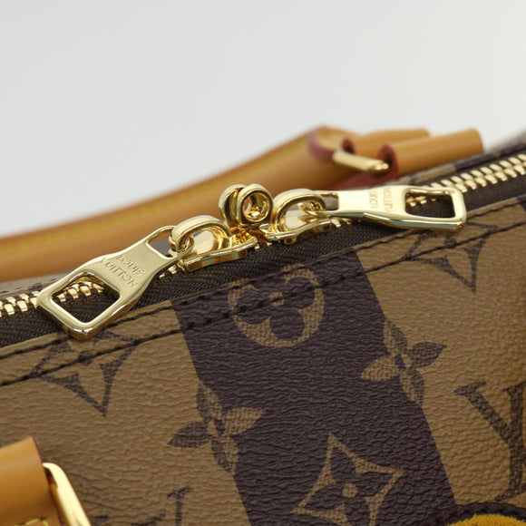 LOUIS VUITTON Monogram Stripe Keepall Bandouliere 50 Tas M45967 LV Auth 47401SM