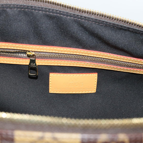 LOUIS VUITTON Monogram Stripe Keepall Bandouliere 50 Tas M45967 LV Auth 47401SM