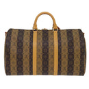 LOUIS VUITTON Monogram Stripe Keepall Bandouliere 50 Tas M45967 LV Auth 47401SM-2