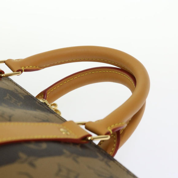 LOUIS VUITTON Monogram Stripe Keepall Bandouliere 50 Tas M45967 LV Auth 47401SM